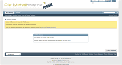 Desktop Screenshot of forum.metallwoche.de